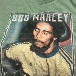 Bob Marley Collectables T-shirt Old Navy Green